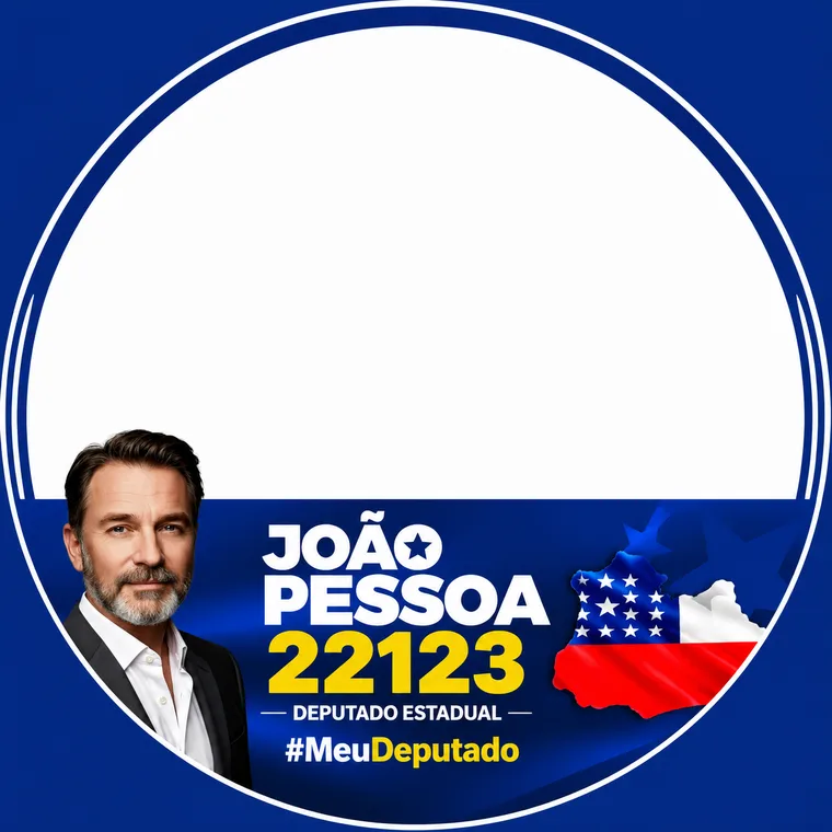 Moldura azul de João Pessoa 22123